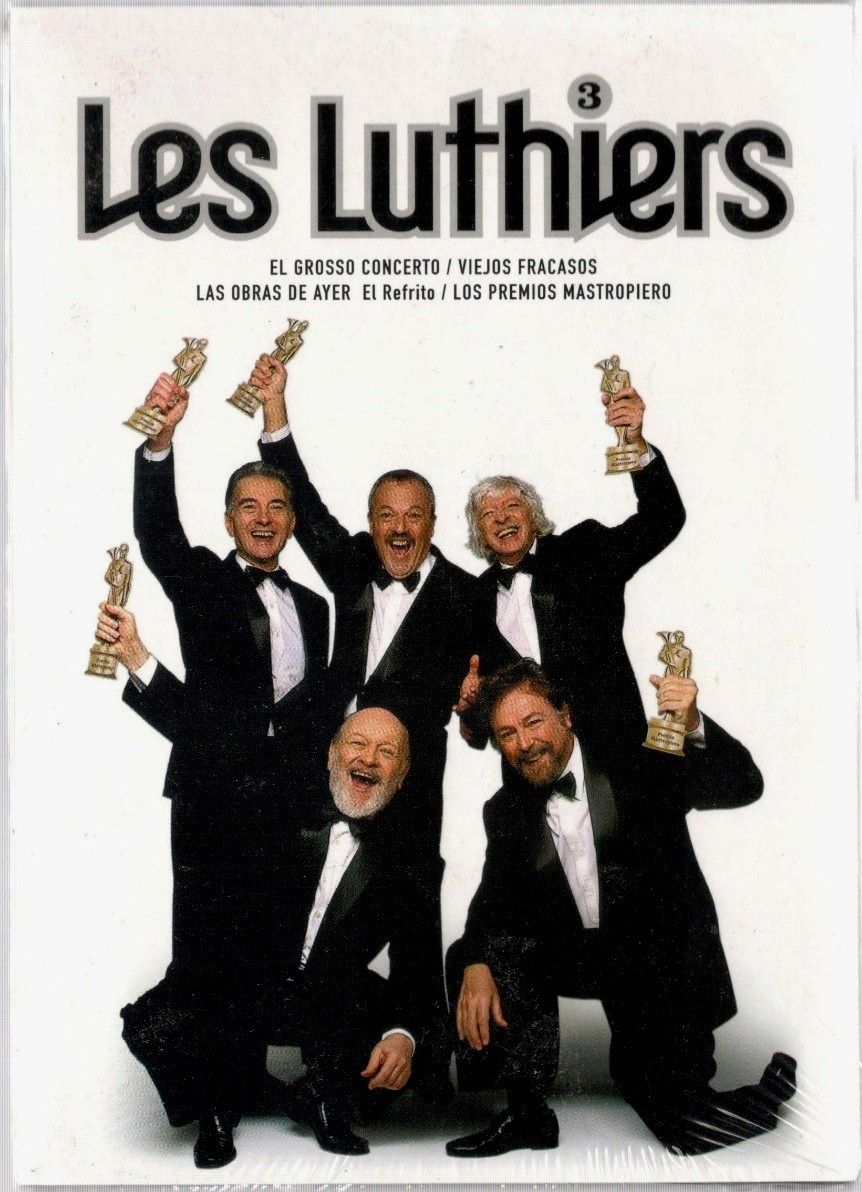 LES LUTHIERS - VOL 3 - EL GROSSO CONERTO / VIEJOS FRACASOS / LAS OBRAS DE AYER - EL REFRITO / LOS PREMIOS MASTROPIERO