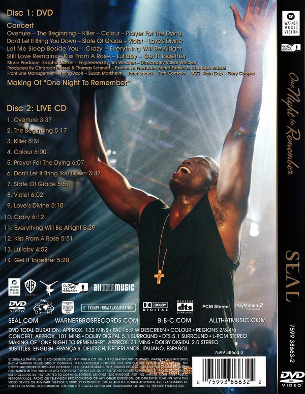 SEAL - ONE NIGHT TO REMEMBER - Imagen 2