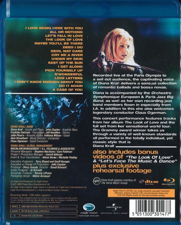 DIANA KRALL - LIVE IN PARIS - Imagen 2