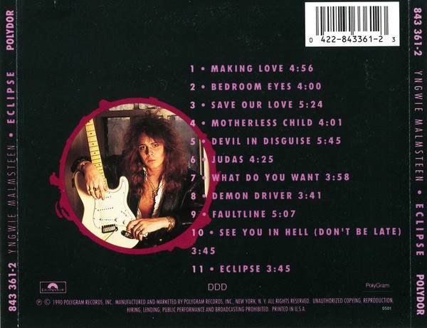 YNGWIE MALMSTEEN - ECLIPSE - Imagen 2