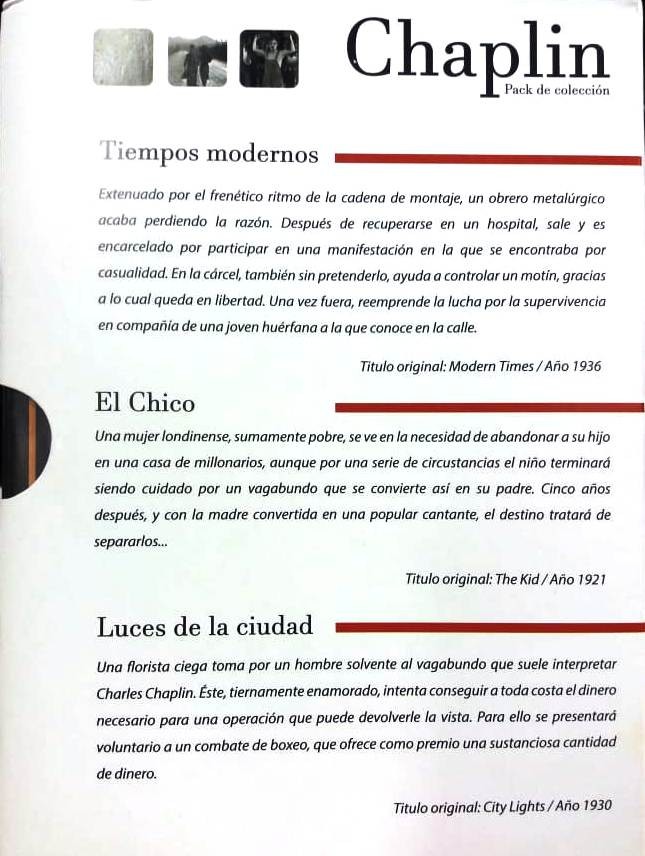 CHAPLIN DE COLECCION - Imagen 2