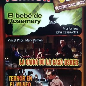 TERROR - EL BEBE DE ROSEMARY / LA CAIDA DE LA CASA USHER / TERROR EN EL MUSEO DE CERA
