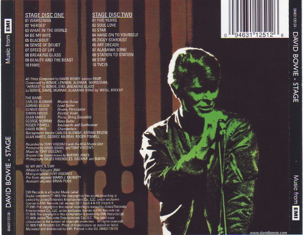 DAVID BOWIE - STAGE - Imagen 2
