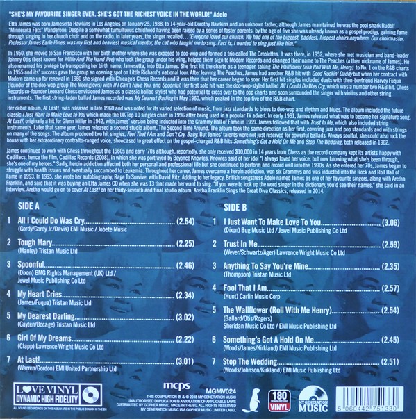 ETTA JAMES - SOUL SISTER - Imagen 2