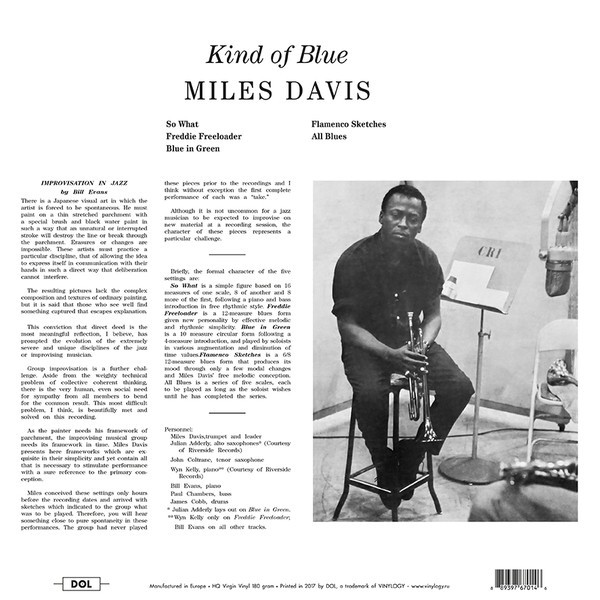 MILES DAVIS - KIND OF BLUE - Imagen 2