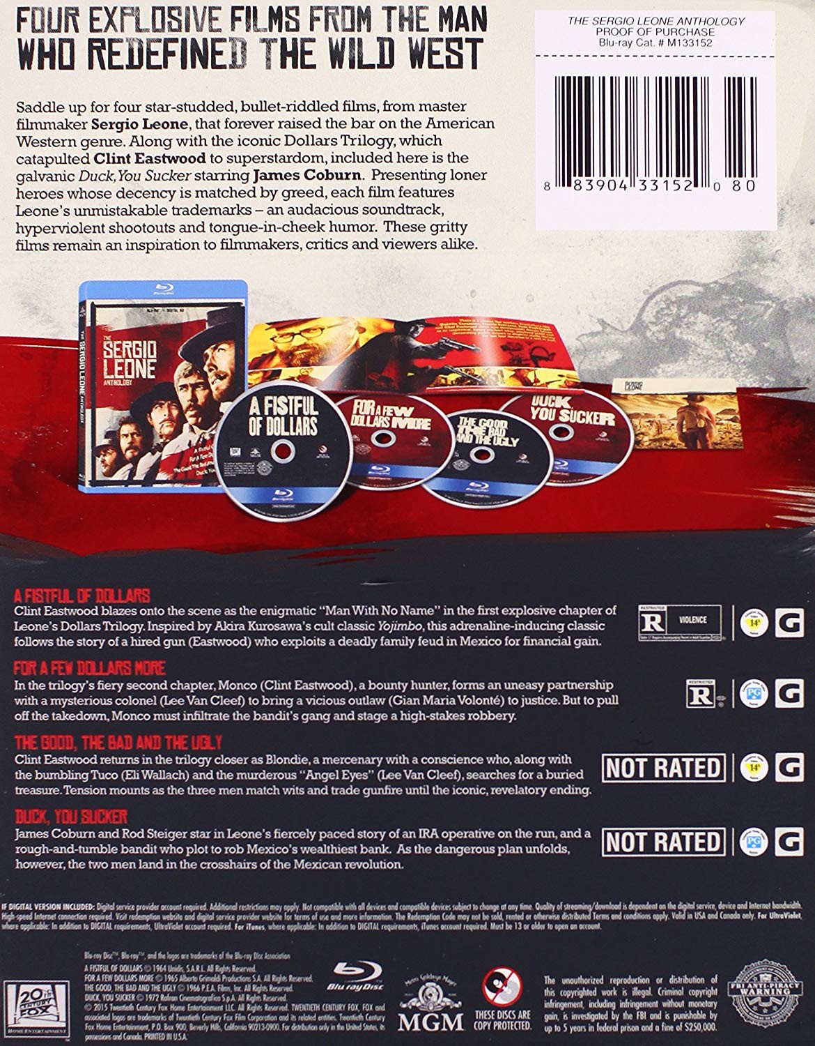 SERGIO LEONE - ANTHOLOGY - Imagen 2