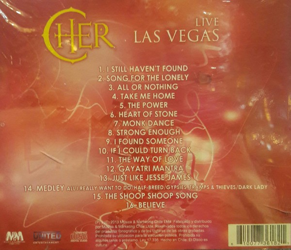 CHER - LIVE LAS VEGAS - Imagen 2