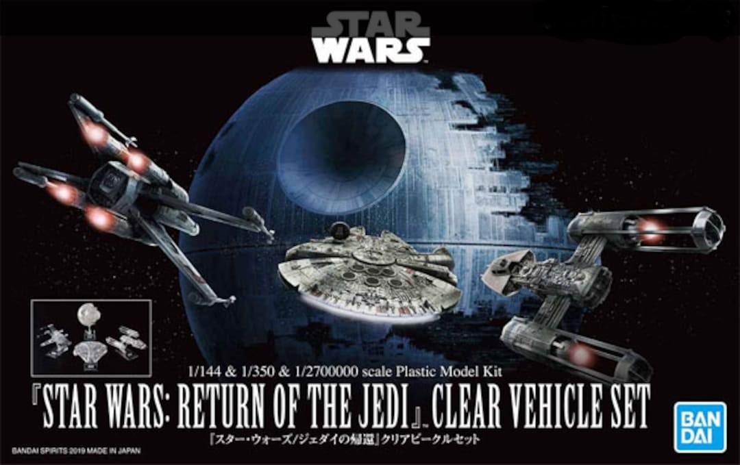 STAR WARS - RETURN OF THE JEDI - CLEAR VEHICLE SET