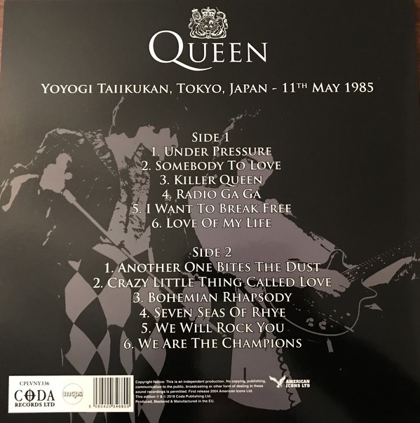 QUEEN - GREATEST HITS IN CONCERT - THE LEGENDARY BROADCAST - Imagen 3