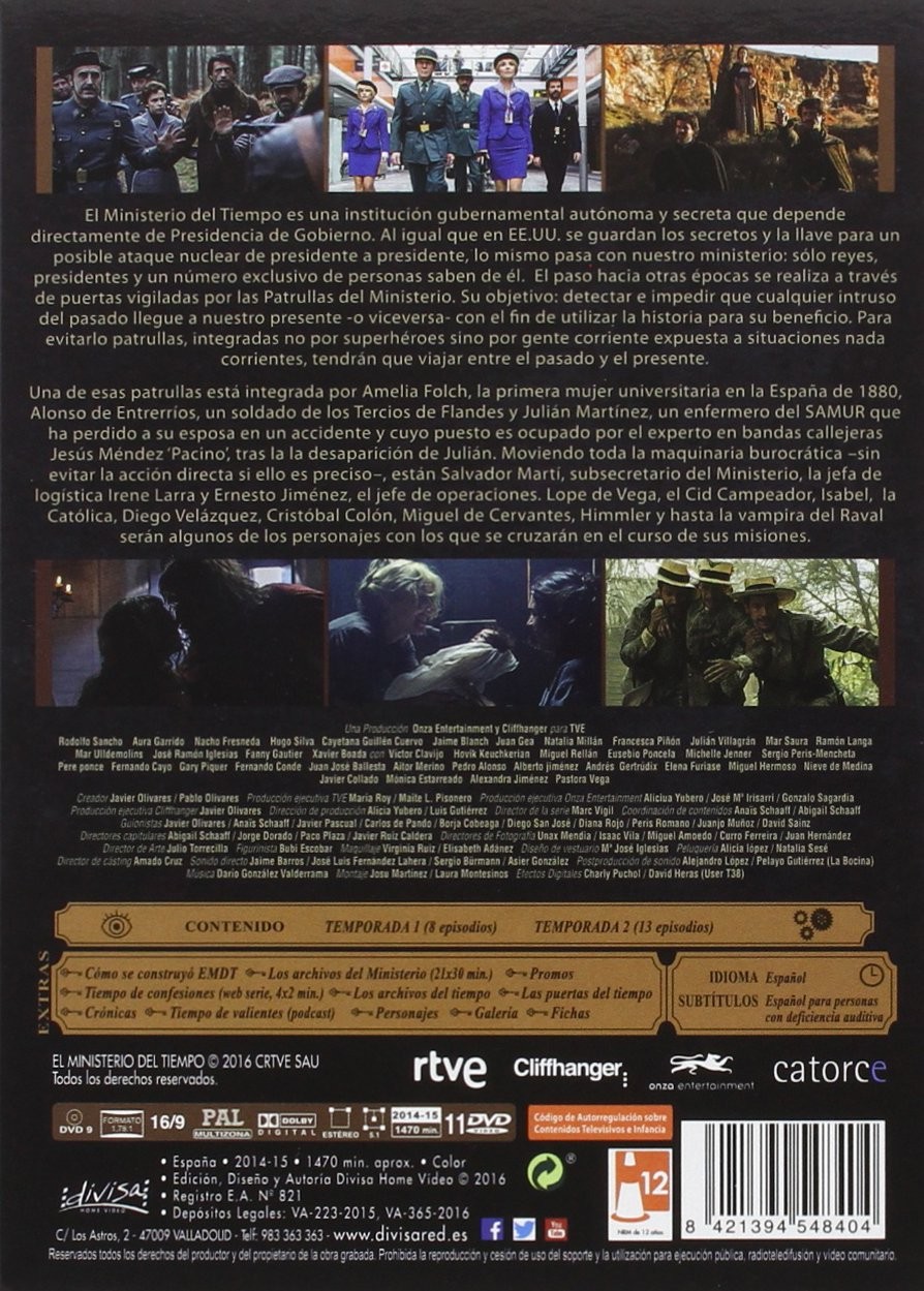 EL MINISTERIO DEL TIEMPO - TEMPORADAS 1 Y 2 - Imagen 2