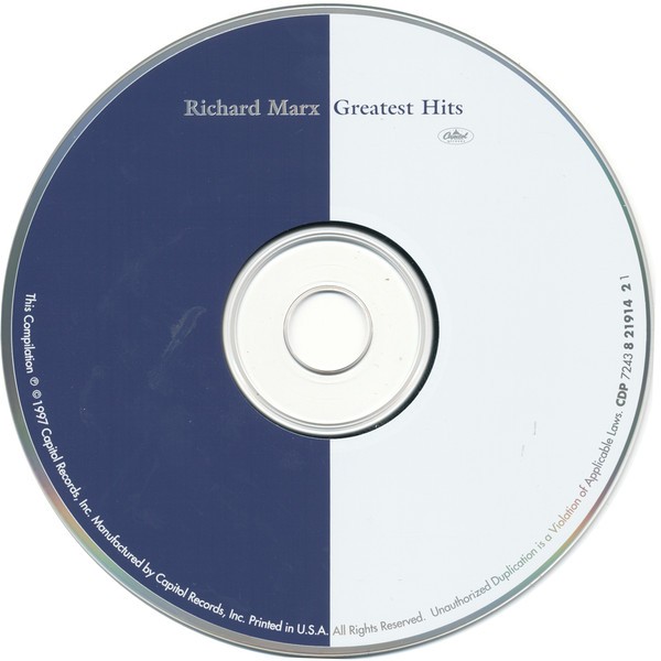 RICHARD MARX - GREATEST HITS - Imagen 2