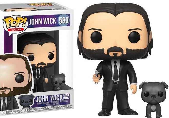 Pop! 580: John Wick / John Wick with Dog