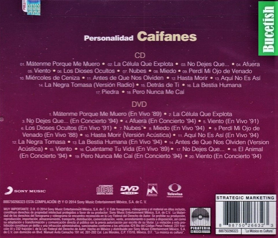 CAIFANES - PERSONALIDAD - Imagen 2