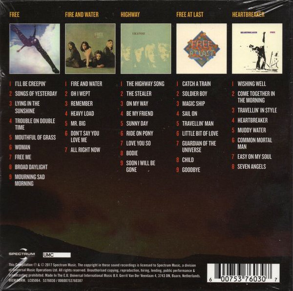 FREE - 5 CLASSIC ALBUMS - Imagen 2