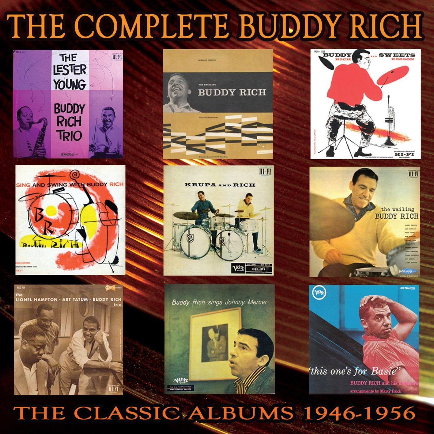 BUDDY RICH - THE COMPLETE BUDDY RICH - THE CLASSIC ALBUMS 1946 - 1956