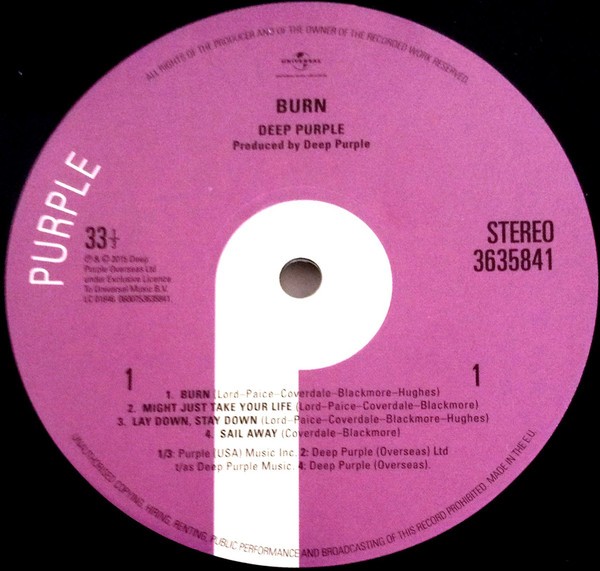 DEEP PURPLE - BURN - Imagen 2