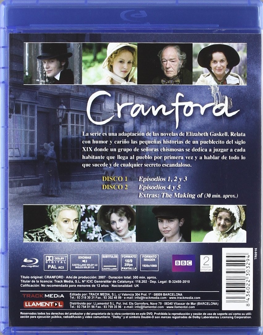 CRANFORD - BBC - COMPLETE MINISERIES - Imagen 2