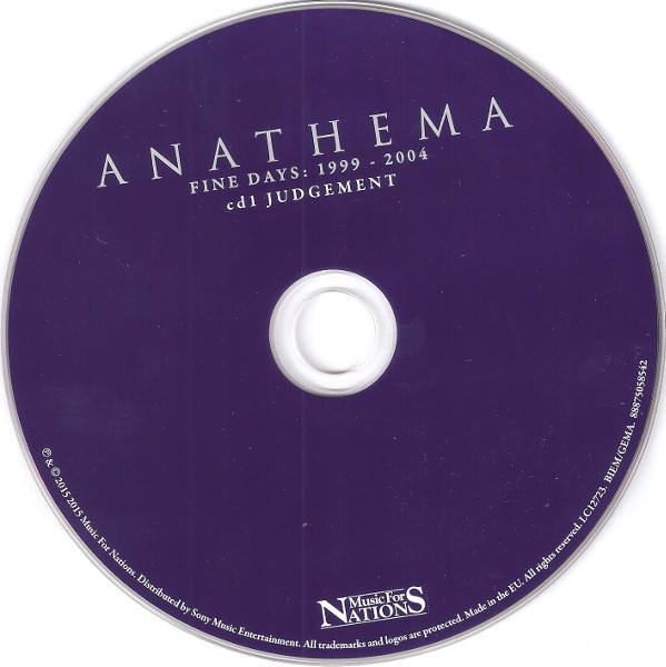 ANATHEMA - FINE DAYS - 1999-2004 - Imagen 3