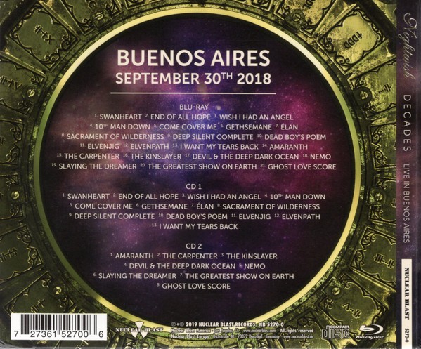 NIGHTWISH - DECADES - LIVE IN BUENOS AIRES - Imagen 2