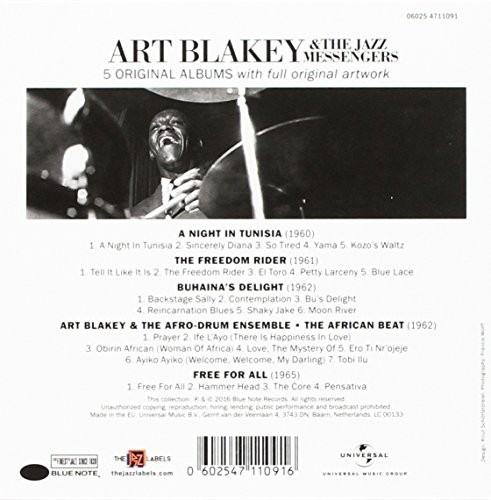 ART BLAKEY AND THE JAZZ MESSENGERS - 5 ORIGINAL ALBUMS - Imagen 2