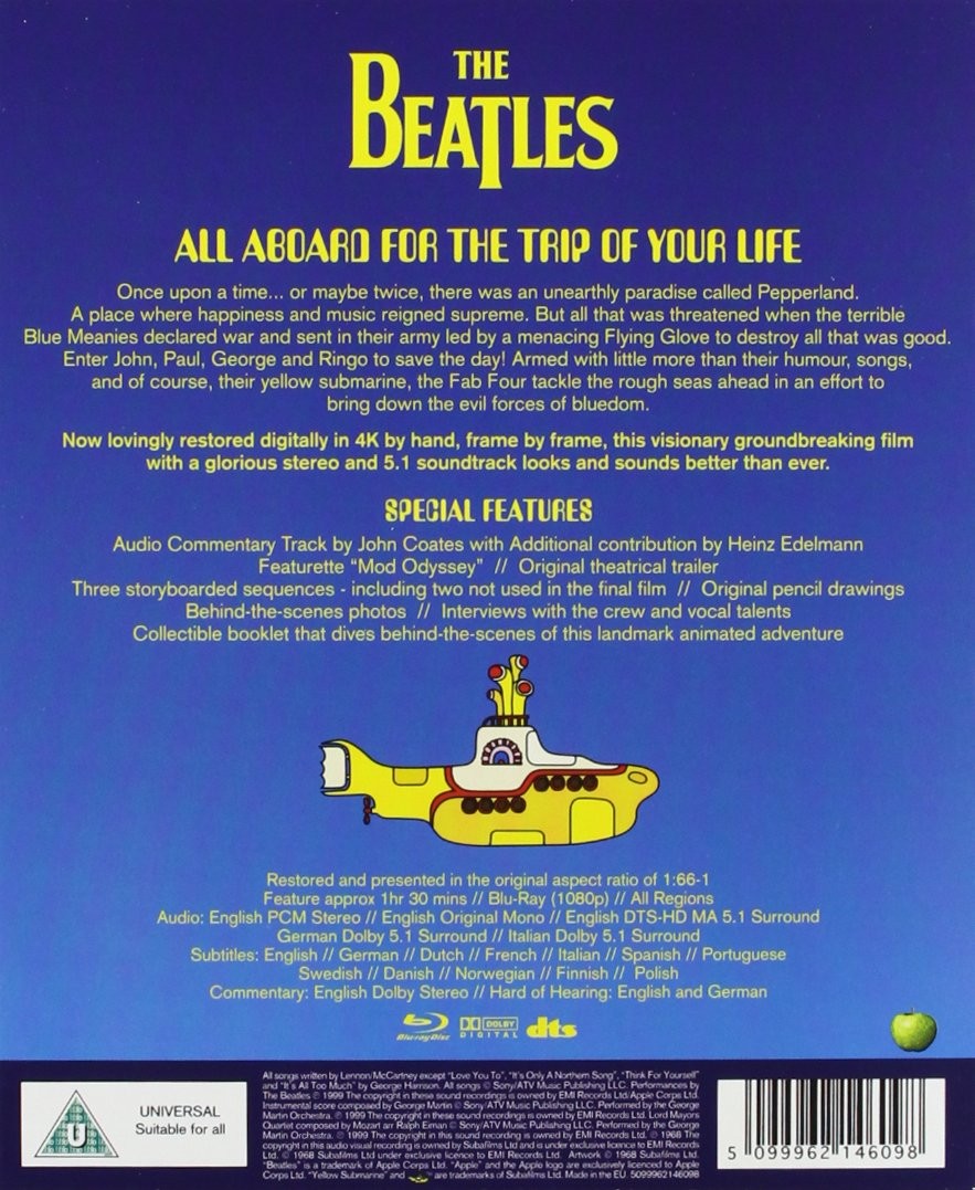 THE BEATLES - YELLOW SUBMARINE - Imagen 3