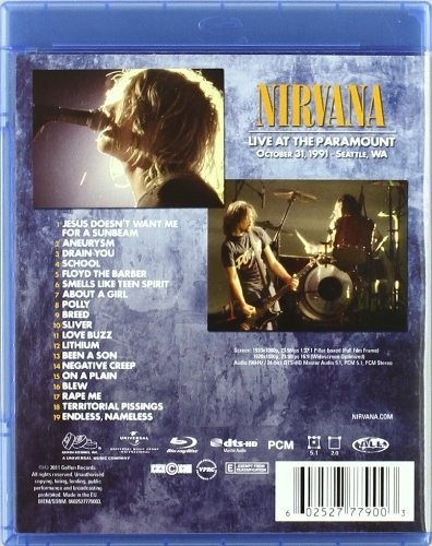 NIRVANA - LIVE AT THE PARAMOUNT - Imagen 2