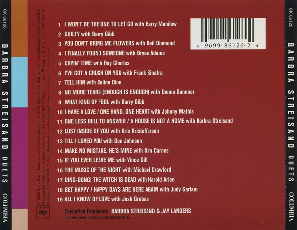 BARBRA STREISAND - DUETS - Imagen 2