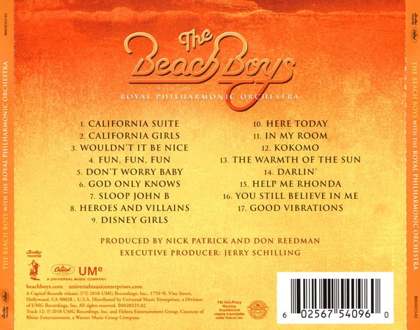 THE BEACH BOYS WITH THE ROYAL PHILHARMONIC ORCHESTRA - THE BEACH BOYS WITH THE ROYAL PHILHARMONIC ORCHESTRA - Imagen 2