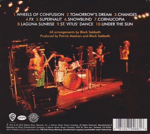 BLACK SABBATH - BLACK SABBATH VOL 4 - Imagen 2