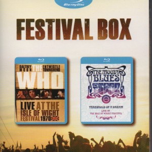THE WHO -MOODY BLUES - FESTIVAL BOX THE LEGENDARY ISLE OF WIGHT FESTIVAL 1970