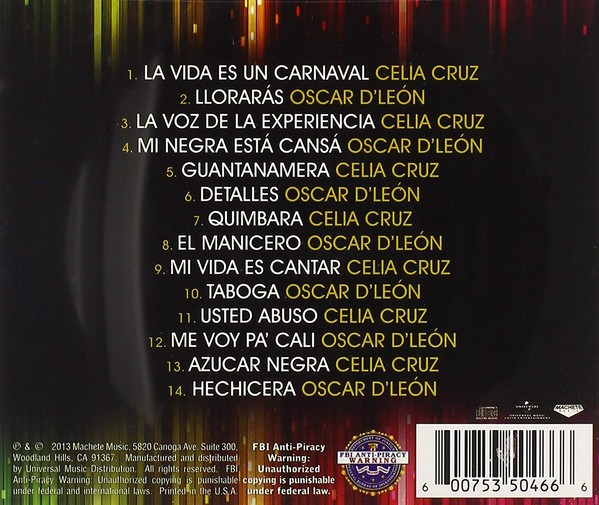 CELIA CRUZ AND OSCAR DE LEON - EN CONCIERTO - Imagen 2