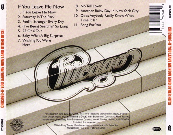 CHICAGO - IF YOU LEAVE ME NOW - Imagen 2