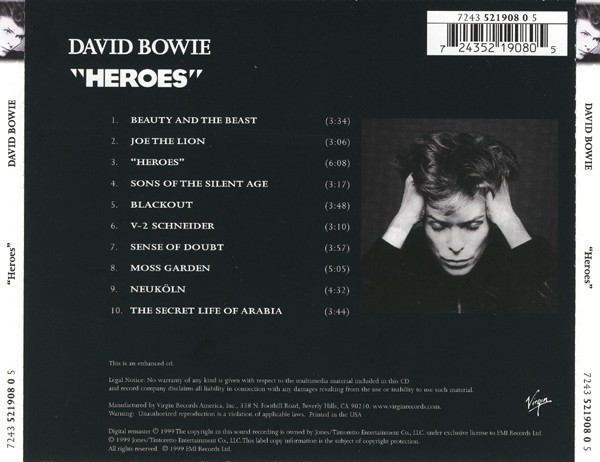 DAVID BOWIE - HEROES - Imagen 2