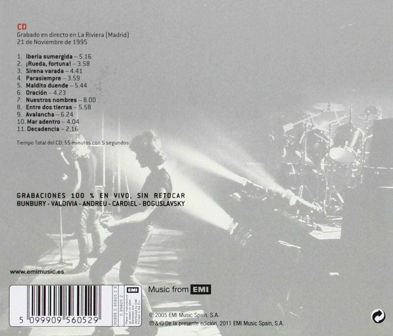 HEROES DEL SILENCIO EL RUIDO Y LA FURIA America Dvd