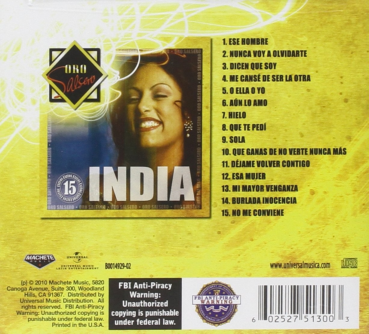 INDIA - ORO SALSERO - Imagen 2