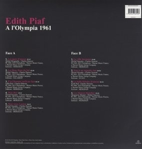 EDITH PIAF - A I'OLYMPIA 1961