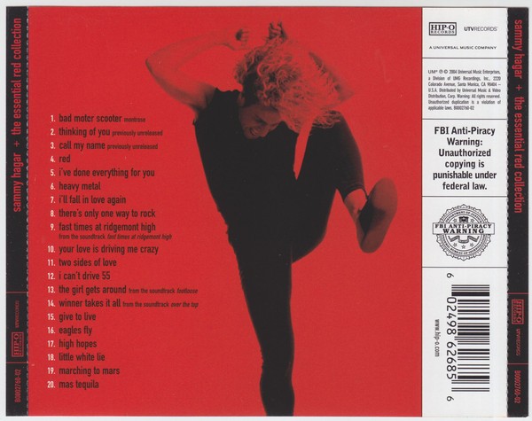 SAMMY HAGAR - THE ESSENTIAL RED COLLECTION - Imagen 2
