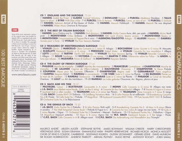 100 BEST BAROQUE - Imagen 2