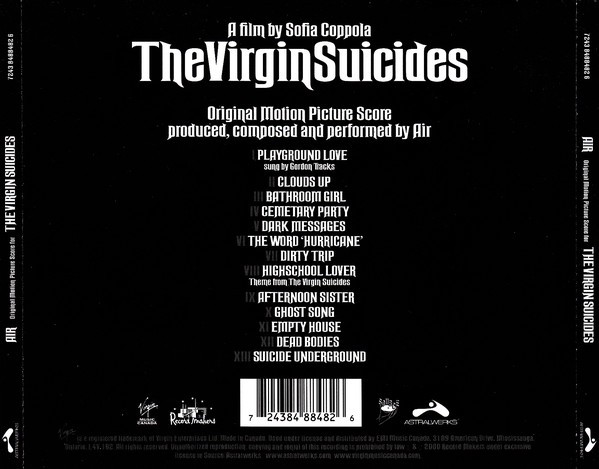 AIR - THE VIRGIN SUICIDES - SOUNDTRACK - Imagen 2