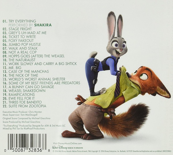 MICHAEL GIACCHINO - ZOOTOPIA - SOUNDTRACK - Imagen 2