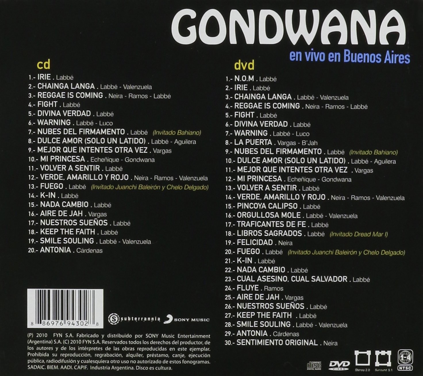 GONDWANA - EN VIVO EN BUENOS AIRES - Imagen 2