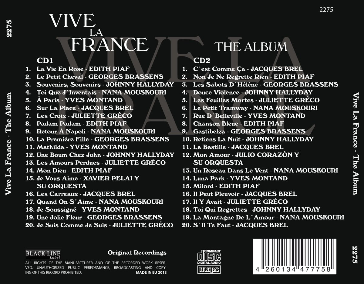 VIVE LA FRANCE - THE ALBUM - Imagen 2