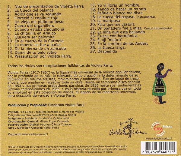 VIOLETA PARRA - LA CUECA - Imagen 2