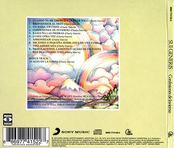 SUI GENERIS - CONFESIONES DE INVIERNO - Imagen 2