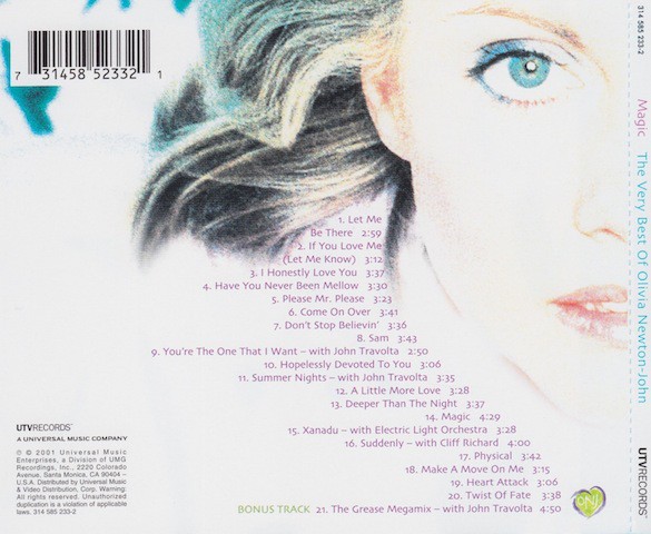 OLIVIA NEWTON-JOHN - MAGIC - Imagen 2