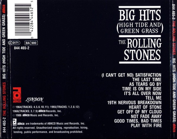 THE ROLLING STONES - BIG HITS - Imagen 2