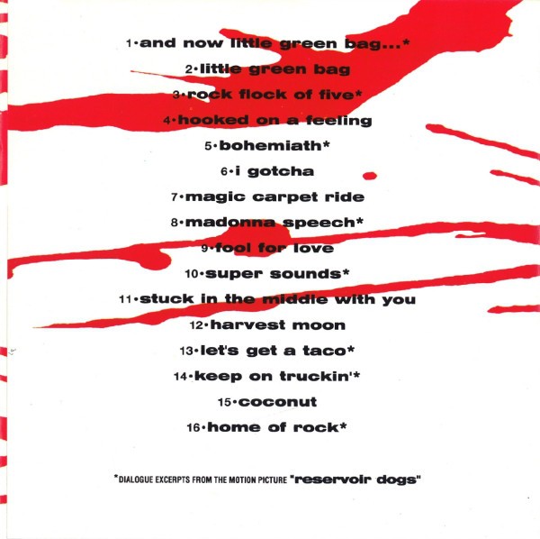 RESERVOIR DOGS - SOUNDTRACK - Imagen 2