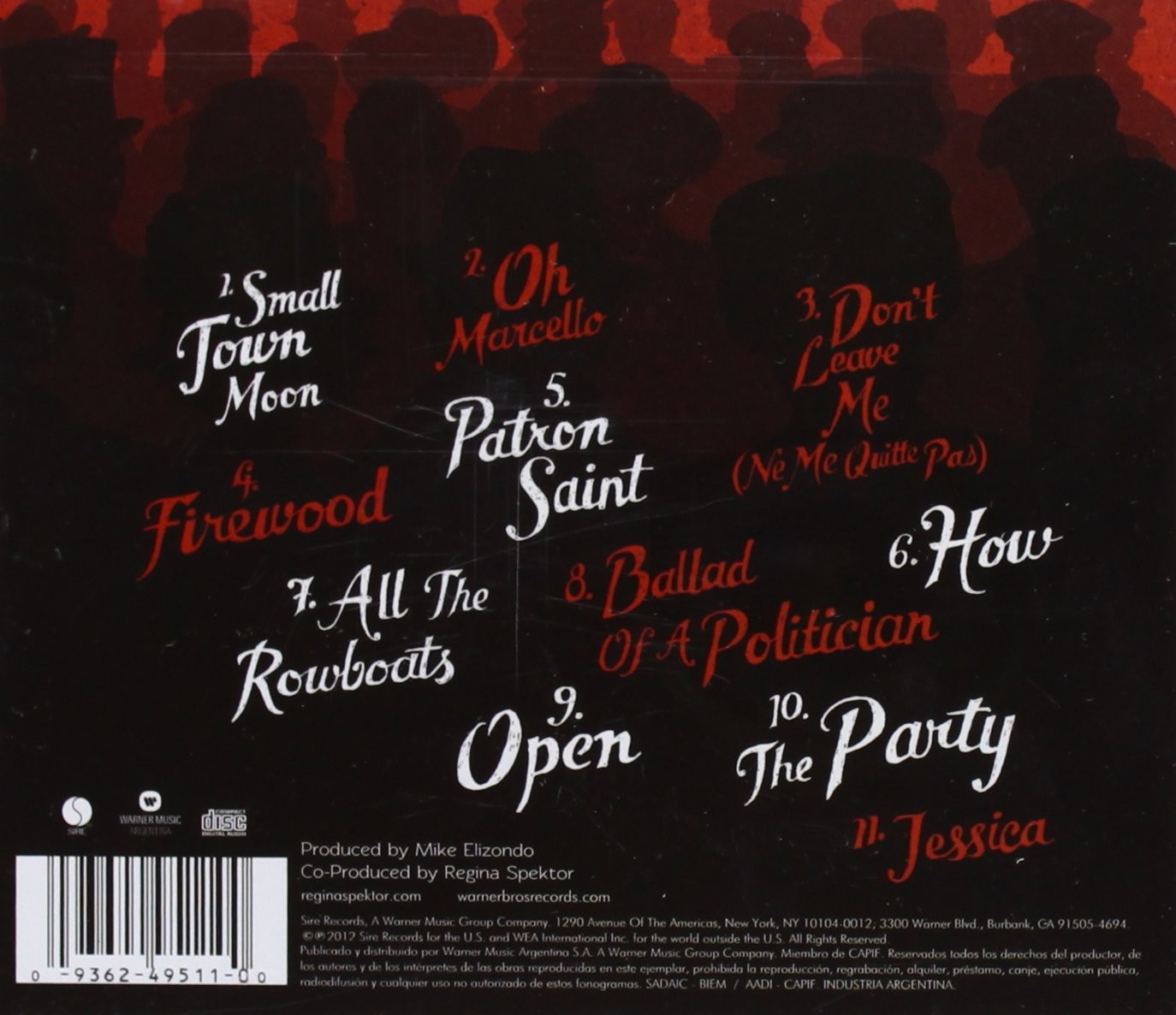 REGINA SPEKTOR - WHAT WE SAW FROM THE CHEAP SEATS - Imagen 2