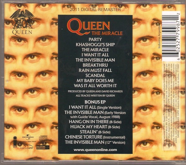 QUEEN - THE MIRACLE - Imagen 2