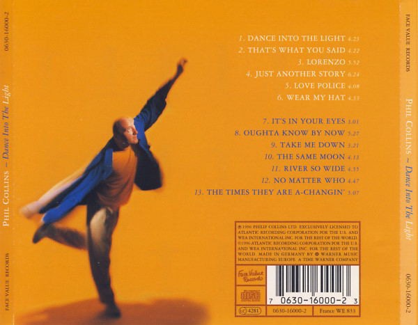 PHIL COLLINS - DANCE INTO THE LIGHT - Imagen 2